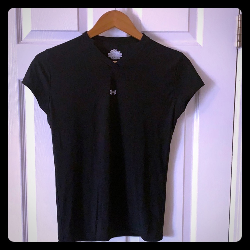 Under Armour shirt.